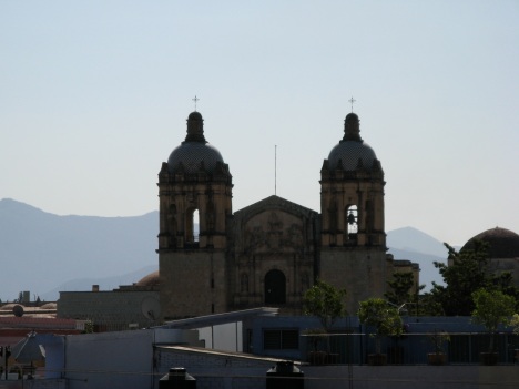 View over the roofs of Oaxaca